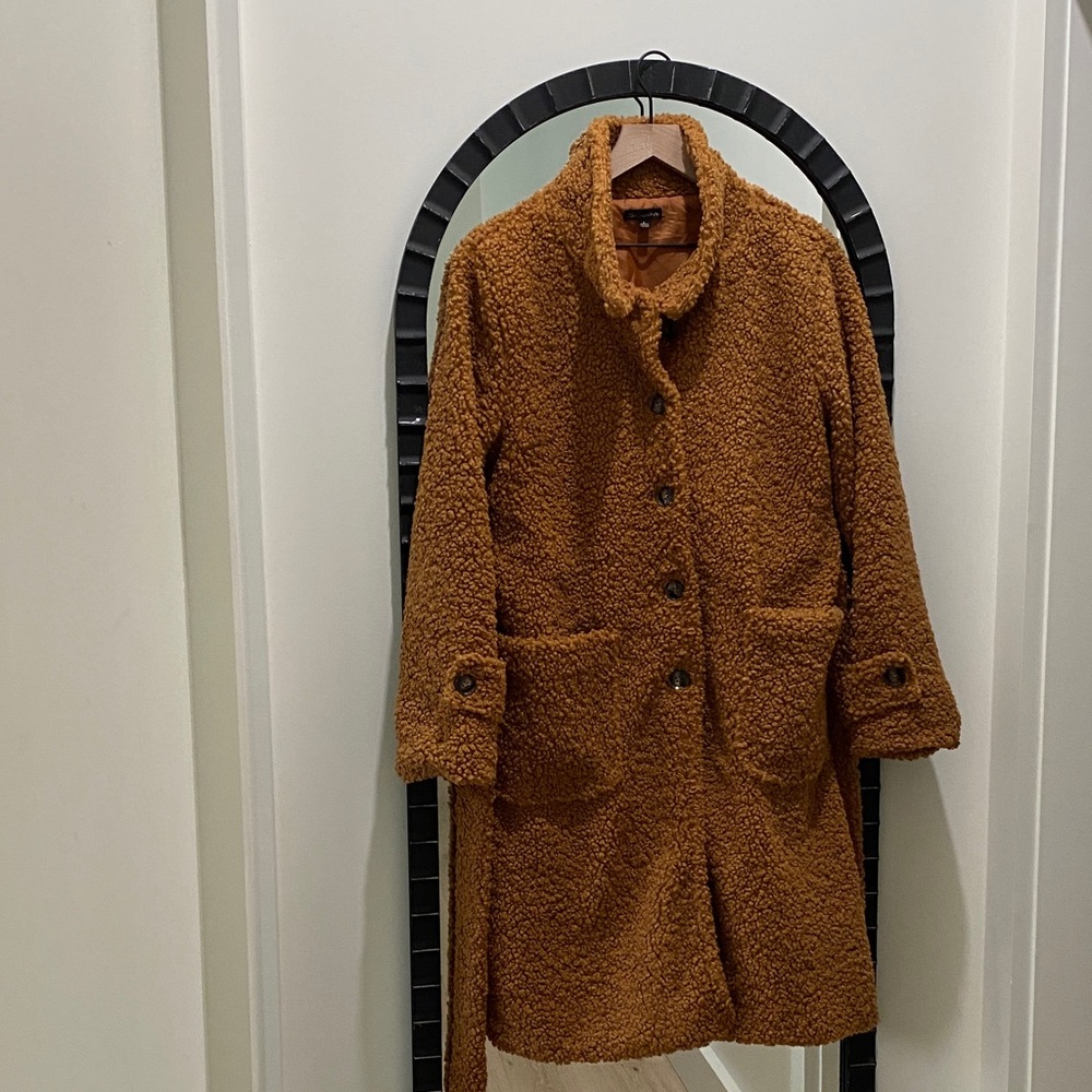 Brown Teddy Robe Coat